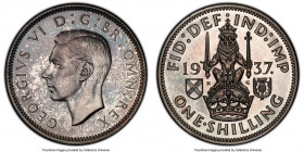 George VI Proof Shilling 1937 PR65 PCGS, KM854, S-4083. Scottish reverse type. 

HID09801242017

© 2020 Heritage Auctions | All Rights Reserved