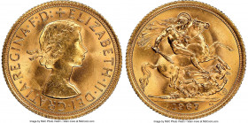 Elizabeth II gold Sovereign 1967 MS64+ NGC, KM908. Cartwheel luster, great eye appeal. AGW 0.2355 oz. 

HID09801242017

© 2020 Heritage Auctions |...