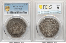 Charles III 8 Reales 1769 G-P VF30 PCGS, Nueva Guatemala mint, KM27.2, Cal-1001. 

HID09801242017

© 2020 Heritage Auctions | All Rights Reserved