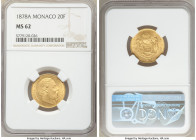 Charles III gold 20 Francs 1878-A MS62 NGC, Paris mint, KM98. AGW 0.1867 oz. 

HID09801242017

© 2020 Heritage Auctions | All Rights Reserved