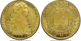 Charles IV gold 8 Escudos 1794 LM-IJ AU53 NGC, Lima mint, KM101. AGW 0.7615 oz. 

HID09801242017

© 2020 Heritage Auctions | All Rights Reserved