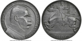 Jozef Pilsudski zinc "Creator of the Polish Legions" Medal 1916-Dated MS66 NGC, 60mm. Mintage: 500. By Jan Raszka. JOZEF PILSUDSKI BRYGADYER LEGIONOW ...