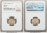 George V 6 Pence 1925 MS61 NGC, KM16.1. First year of type with mottled brown toning. 

HID09801242017

© 2020 Heritage Auctions | All Rights Rese...