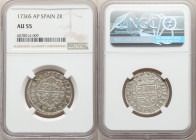 Philip V 2 Reales 1736 S-AP AU55 NGC, Seville mint, KM355.

HID09801242017

© 2020 Heritage Auctions | All Rights Reserved