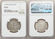 Philip V 2 Reales 1737 S-PJ XF45 NGC, Seville mint, KM355. 

HID09801242017

© 2020 Heritage Auctions | All Rights Reserved