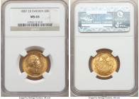 Oscar II gold 20 Kronor 1887-EB MS65 NGC, KM748. AGW 0.2593 oz. 

HID09801242017

© 2020 Heritage Auctions | All Rights Reserved