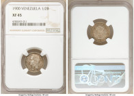 Republic 1/2 Bolivar (50 Centimos) 1900 XF45 NGC, Paris mint (privy marks), KM-Y21. 

HID09801242017

© 2020 Heritage Auctions | All Rights Reserv...