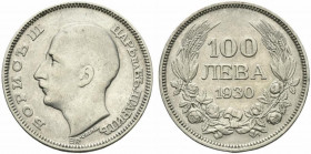 Bulgaria. Boris III. 100 leva 1930 BP. KM 43. qSPL