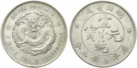 Cina. AR 7 Mace 2 Candereens (Dollar) n.d. (1909/1911). Hu-Peh. Kann 45b; Yeoman 131; KM. Y 131. BB+