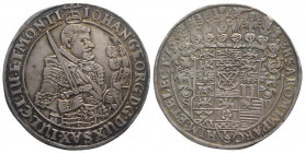 Germania. Sassonia. Johann Georg I (1615-1656). AR Tallero 1638, Dresda (45mm, 28.99g). KM 132; Davenport 7601. BB+