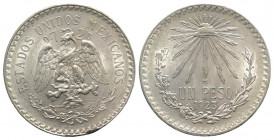 Messico. AR 1 Peso 1923 (34mm, 16.70g, 6h). KM 455. SPL