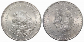 Messico. AR 5 Pesos 1947 (40mm, 30.18g, 6h). KM 465. SPL