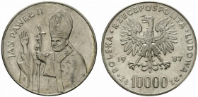 Polonia. 10000 złoty 1987, Giovanni Paolo II. Parchimowicz 364a SPL+