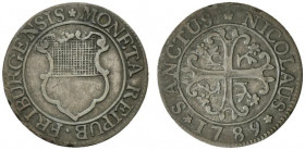 Svizzera. Freiburg -  Fribourg MI Kreuzer 1789. Stemma R/ Croce. D.T.660m. HMZ 2-279q. BB+