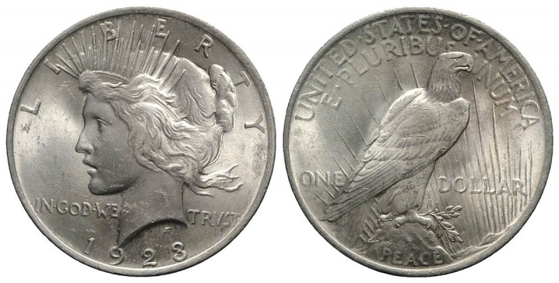 USA. AR One Dollar 1923 Liberty (38mm, 26.70g, 6h). KM 150. SPL+