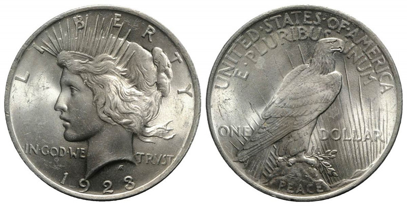 USA. AR One Dollar 1923 Liberty (38mm, 26.84g, 6h). KM 150. SPL+