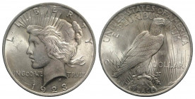 USA. AR One Dollar 1923 Liberty (38mm, 26.80g, 6h). KM 150. SPL+