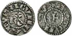 ASTI. Comune (1140-1336) Denaro (g. 0,59). Lettere REX a triangolo R/ Croce. MIR 34 MI - BB+