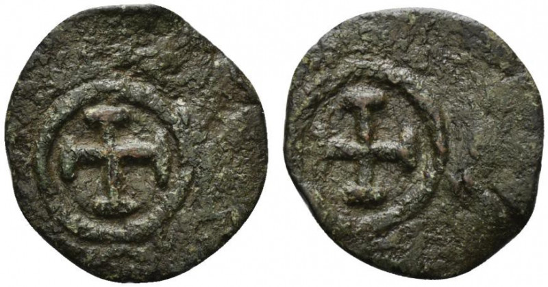 GAETA. Riccardo di Carinola, (1121-1132) Follaro (g. 5,19). + RIC CON ET DVX, Cr...