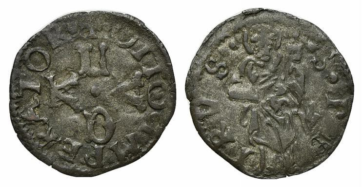 LUCCA. Repubblica (sec. XVI) Quattrino (g. 0,54). Lettere LVCA a croce R/ S. Pie...