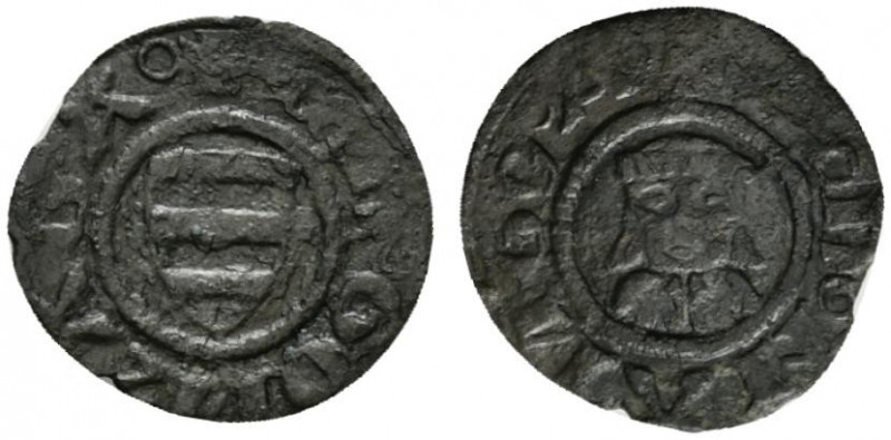 MANTOVA. Francesco I Gonzaga (1383-1407) Quattrino (g. 0,85). Stemma Gonzaga R/ ...