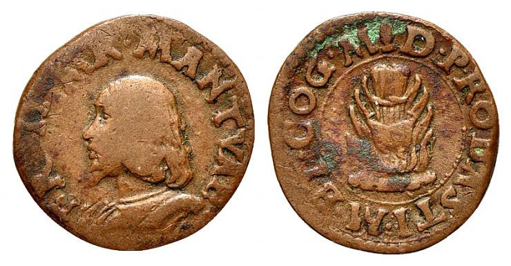 MANTOVA. Francesco II Gonzaga (1484-1519) Quattrino (g. 1,37). Busto a sn. R/ Cr...