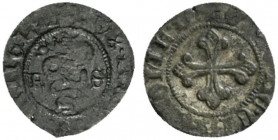MILANO. Francesco Sforza (1450-1466) Denaro (g. 0,41) Biscione visconteo tra lettere F S R/ Croce fiorata. CNI 125; Crippa 22; MIR 189 MI MOLTO RARO -...