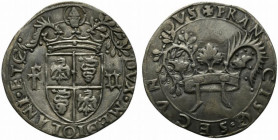 MILANO. Francesco II Sforza (1521-1535) Grosso da 5 soldi (g. 2,98). FRAN CISC SECVN DVS Corona ducale da cui escono rami di palma e di olivo. R/ (tes...