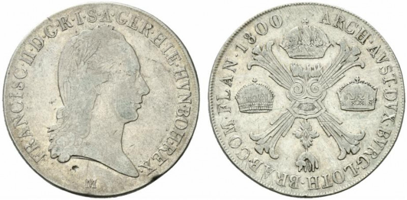 MILANO. Francesco II d’Asburgo Lorena (1792-1800) Crocione 1800 (g. 29,42). FRAN...
