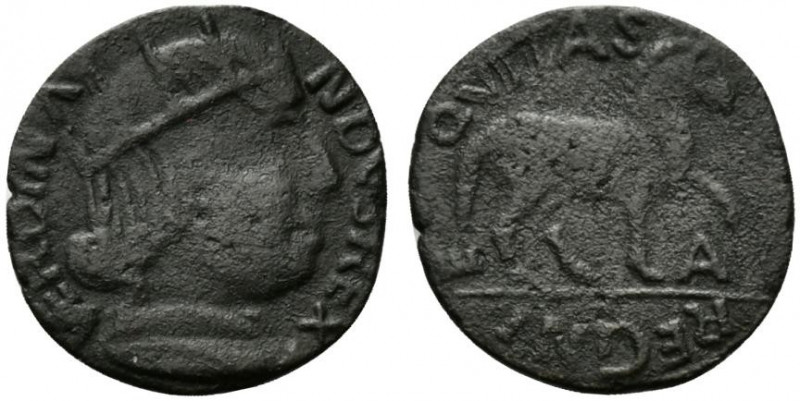 NAPOLI. Ferdinando I d´Aragona (1458-1494) Cavallo (g. 1,59). Busto cor. a ds. R...