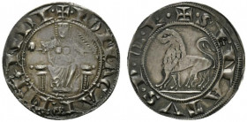 ROMA. Senato Romano (sec. XIII) Grosso (g. 3,42). Leone passante a sn. R/ Roma in trono con globo e ramo di palma. CNI 34; Munt. 61 AR - BB+