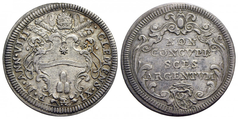 ROMA. Clemente XI (1700-1721) Giulio A/ VIII (g. 2,96). Stemma R/ NON/ CONCVPI /...