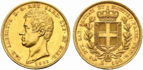 Carlo Alberto (1831-1849) 100 lire 1932 T AU - SPL+