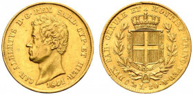 Carlo Alberto (1831-1849) 20 lire 1941 G AU - BB