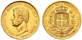 Carlo Alberto (1831-1849) 20 lire 1949 G AU - BB