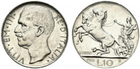 Vittorio Emanuele III (1900-1943) 10 lire 1926 AR - SPL