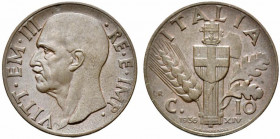 Vittorio Emanuele III (1900-1943) 10 centesimi 1936 CU - SPL+