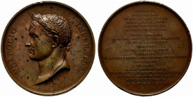 Francia. Napoleone I, Imperatore (1805-1814) AE Medaglia 1810 in memoria di Lannes duca di Montebello. (opus: Galle) (70mm, 146,54g) NEAPOLIO IMPERATO...