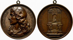 Francia. Luigi Filippo (1830-1848) Medaglia con appiccagnolo . Innaugurazione della Fontana Molière. (opus: François Caunois) (56.5mm). Busto a destra...