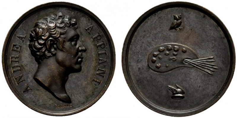 MILANO. Andrea Appiani, pittore (1754-1817) Medaglia (opus: Putinati) (Ø: 35 mm....