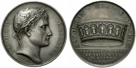 MILANO. Napoleone I, Imperatore (1805.1814) Medaglia 1805 per l’incoronazione a Milano. Parigi. (opus: Andrieu & Jaley) (Ø 40,1 mm.) NAPOLEON - EMPERE...
