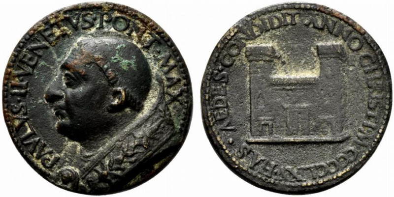 ROMA. Paolo II (1464-1471) Medaglia 1465 per la costruzione di Palazzo Venezia. ...