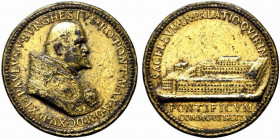 ROMA. Paolo V (1605-1621) Medaglia 1615 (mm. 57). *PAVLVS·V·BVRGHERIVS·RO·PONT·MAX·A·D·M·DC·XV·P·XI, Busto a ds. con piviale R/ SACELLVM IN PALATIO QV...