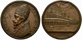 ROMA. Alessandro VII (1655-1667) Medaglia A/ XII (opus: Gaspare Morone) (mm. 41) ALEXAN VII PONT MAX AN XII Busto a sn. con triregno e piviale; sotto ...