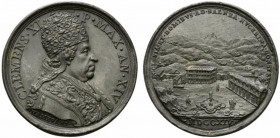 ROMA. Clemente XI (1700-1721) Medaglia 1714/ XIV costituita da due placchette unifaci assemblate. (opus: Ermenegildo Hamerani) (mm. 38) CLEMENS XI - P...