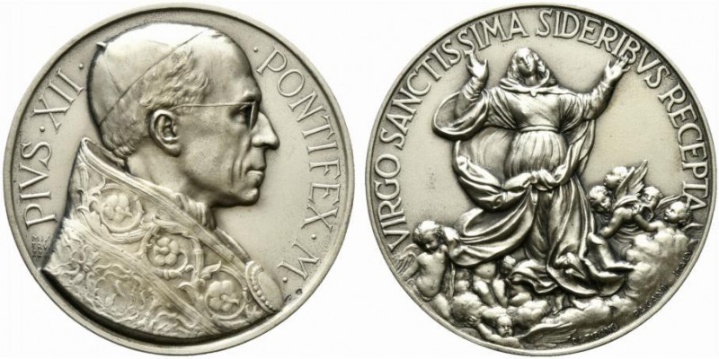 ROMA. Pio XII (1939-1958) Medaglia 1950 per la proclamazione del Dogma dell'Assu...