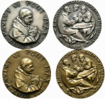 ROMA. Paolo VI (1963-1978) Medaglia A/ VIII (1 AR + 1 AE) per il 50esimo anniversario di Sacerdozio (opus: Manfrini) (mm 44,2) PAVLVS VI PONT MAX Il P...