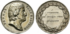 TORINO. Thomas Valperga di Coluso, scienziato, filosofo, astronomo, fisico e matematico.  (1737-1815) Medaglia (opus: G. Galeazzi) (43 mm) THOMAS VALP...