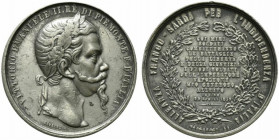 TORINO. Vittorio Emanuele II (1849-1861) Medaglia 1859 a ricordo dell'alleanza Franco-Sarda per l'indipendenza d'Italia (opus: P. Gayrard e J. Raymond...