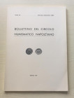 Bollettino del Circolo Numismatico Napoletano. Anno LII Gennaio-Dicembre 1967. Brossura ed. pp. 108, tavv. 4 in b/n, ill. in b/n. Dall' Indice: G. Bov...